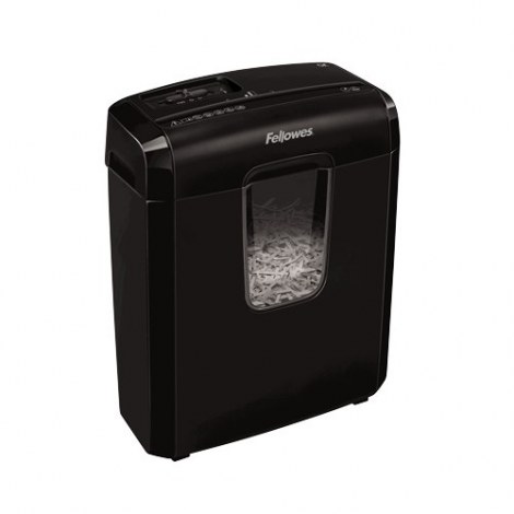 Fellowes Powershred | 6C | Cross-cut | Shredder | P-4 | T-4 | Credit cards | Paper clips | Paper | 11 litres | Black - 3